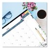 Blueline Monthly Desk Pad Calendar, 22 x 17, Floral, 2021-2022 CA1716BD